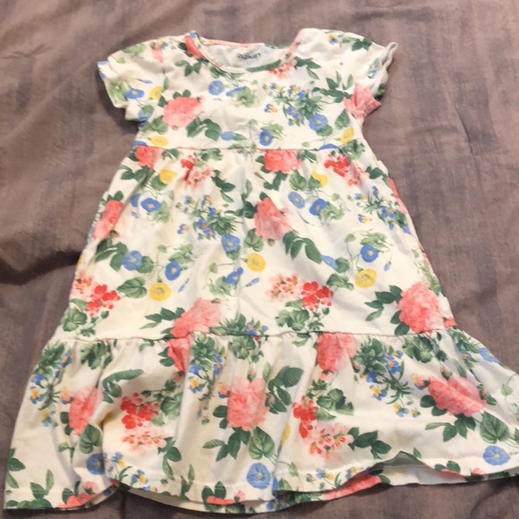 crew cuts & Old Navy 6/7 back to school girl bundle. flippy shirt, pants, dress. - Picture 7 of 8